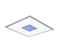 Plafonnier LED panneau lampe de salle à manger lampe de salon lumière de couloir lampe lumière du jour, télécommande dimmable RVB minuterie CCT mémoire veilleuse, 20W 2600lm 3000-6500K blanc chaud-bla