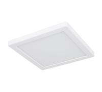 Plafonnier LED panneau plafonnier chambre à coucher, blanc moderne, circuit CCT, 18W 1500lm 3000K-6500K blanc chaud-blanc froid, LxlxH 21,7x21,7x1,7cm