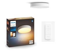 Philips Plafonnier Enrave Small White Ambiance 26 cm Blanc 2200–6500K Télécommande, Bluetooth