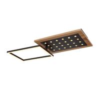 Plafonnier LED Plafonnier chambre à coucher noir ajustable L 63,5 cm