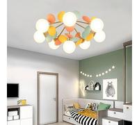 Plafonnier LED plafonnier dimmable De Salon Plafonnier Pour Chambre Garçon Fille plafonnier led salon luminaire chambre enfant luminaires intérieur plafonnier Couleur Réglable Blanc Coloré (8-lights)