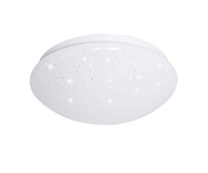 Plafonnier LED plafonnier lampe de salon, ciel étoilé, métal, blanc, DXH 21,5 x 7,8cm