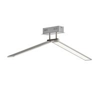 Plafonnier LED plafonnier plat long plafonnier LED long plafonnier, dimmable ALU, 1x LED 26.5W 1700Lm blanc chaud, L 100 cm