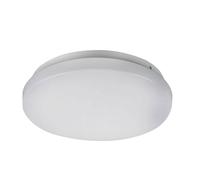 Plafonnier LED plafonnier salon lampe salle à manger lampe cuisine, plastique blanc rond, angle de faisceau 120°, 24W 2600lm 3en1 couleur de la lumière, D 35 cm