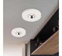Plafonnier Couloir Spot Encastrable Blanc LED Luminaire de Salon 3000K D 9 CM 2x