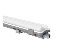 Plafonnier LED pour pièce humide, lampe de baignoire, lampe de garage LED, tube LED, protégé contre les jets d'eau, 1x LED 18W 1700Lm blanc froid, L 127,5 cm