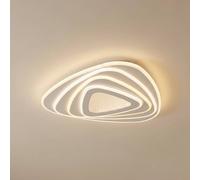 Plafonnier LED Rebeka Lindby, dimmable, blanc, Salon / Salle à manger, Métal, Moderne, Plafonnier LED