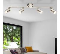 Plafonnier LED réglable salon salle à manger éclairage spot bar couloir lampe argent