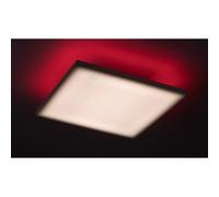 Plafonnier LED RGB carré 30cm 18W télécommande Rabalux