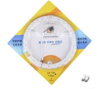 Plafonnier LED rond 24 W pour une protection des yeux ultra faible consommation sans scintillement, haute efficacité lumineuse, construction en aluminium PC durable, 21,8 x 21,8 x 2 cm pour cuisine
