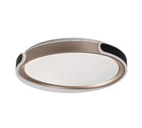 Plafonnier LED rond ?50 noir/or 48W Rabalux Jindri