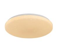 Plafonnier LED rond blanc Rabalux Danny2 avec télécommande, dimmable, ciel étoilé 12W
