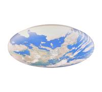 Plafonnier LED rond Lampe de salon en globe, métal, 1x LED 15W 500lm 3000K blanc chaud, DxH 37x8 cm