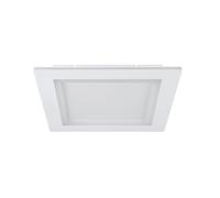 Plafonnier connecté PADROGIANO-Z LED 27,9W en acier blanc 450x450x50mm