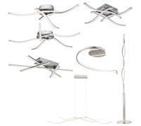 Plafonnier LED suspendu lampe sur pied pendule projecteur cristal optique éclairage de salon Deckenlampe B 30 cm