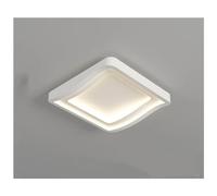 Plafonnier LED Tendance pour Chambre et Salon, Suspension Moderne Blanche Intelligente en Forme d'anneau carré, luminaires d'intérieur, Lustre Suspendu (C-40cm)