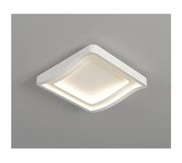 Plafonnier LED Tendance pour Chambre et Salon, Suspension Moderne Blanche Intelligente en Forme d'anneau carré, luminaires d'intérieur, Lustre Suspendu (C-50cm)