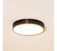 Plafonnier LED Timur Argon, noir, Salon / Salle à manger, Métal, Moderne, Plafonnier LED
