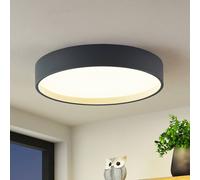 Plafonnier LED Todor Lindby, dimmable, noir, Salon / Salle à manger, Matière Plastique, Moderne, Plafonnier LED