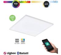 Plafonnier Led Turbona-Z Séns Cadre, Blanc L: 45 B: 45 H: 7cm Dimmable 2700-6500k Avec Fonction Connect-Z