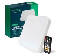 Vtac Plafonnier LED carré 18W - Blanc