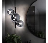 Plafonnier LED Verre Fumé Lampe À Boule Lampe De Salon Lampe De Table À Manger
