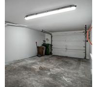 Plafonnier, lumière étanche à l'humidité, tube LED, connexion en série jusqu'à 10 pièces, IP65, LED 36W 4320lm 4000K, LxlxH 120x7,8x7,2cm
