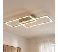 Plafonnier LED lampe de salon plafonnier lampe de salle à manger, métal, rectangulaire, 2280lm 40W 3000K, 52 x 24,2 x 6,2 cm
