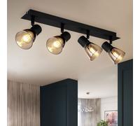 Globo Lighting Claude plafonnier 4x40 W noir-fumé 54307-4