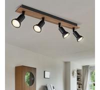 Globo Lighting Drew plafonnier 4x35 W noir-bois 57998-4W