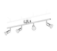 Plafonnier LUNARA à quatre flammes avec ampoules LED GU10 de 450lm chacune