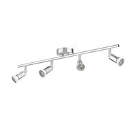 Plafonnier LUNARA à quatre flammes avec ampoules LED GU10 de 535lm chacune