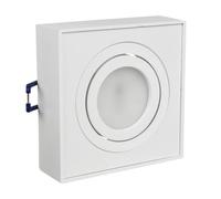 Plafonnier - Maclean - MCE464 W - Aluminium - 94x94x32 mm - GU10 - Design contemporain