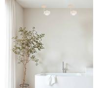 Plafonnier Mado Argon, dimmable, beige, Salon / Salle à manger, Métal, Moderne, Plafonnier