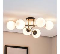 Plafonnier Magnum EMIBIG LIGHTING, dimmable, blanc, Salon / Salle à manger, Moderne, Plafonnier