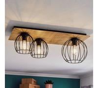 Plafonnier Malin SIGMA, dimmable, bois clair, Salon / Salle à manger, Bois, Moderne, Plafonnier