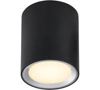 Plafonnier Métal et plastique Noir LED integrée 2700K FALLON LONG - Nordlux 4755 [EEK: A]