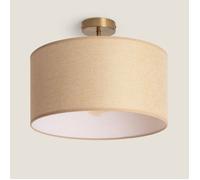 Plafonnier Métal et Tissu Quitón Beige