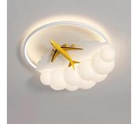 Plafonnier moderne à LED à intensité variable pour enfant Motif nuage
