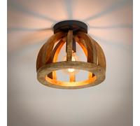 Plafonnier moderne en bois de manguier MONGO