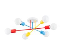 Plafonnier moderne multicolore enfant 6xE27 Alfa LAVI
