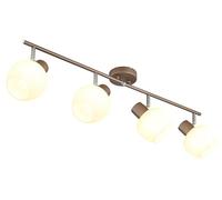 Globo Lighting Eileen plafonnier 4x40 W blanc-marron 54662-4