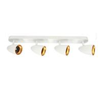 Plafonnier Orientable - Edo - Ovo 4 - Blanc - Aluminium - 4x Gu10