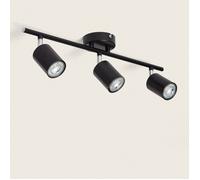Ledkia Plafonnier 3 spots Albus - Noir