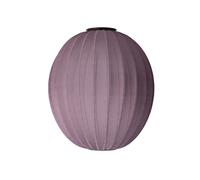 Plafonnier Ovale Haute Ø65 cm Bordeaux , et Tricotée à La Main.