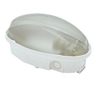 Fanton 62720L Plafonnier ovale PANDA MIDI LED 12W 3000K IP65, dimensions 215x125x110 mm. coque en polycarbonate opale