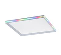 Plafonnier Panneau effet arc-en-ciel dimmable Lampe de salon LED Plafonnier à LED changeant de couleur, avec télécommande, 1x LED 32 W 1400Lm 2700-5000 Kelvin, L 45 cm