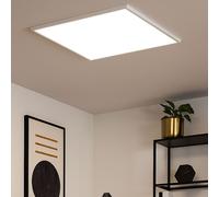 Panneau de plafond Panneau de montage de lampe de salon blanc Plafonnier, acier plastique, 1x LED 33 watts 4250 lumens blanc chaud, LxLxH 59,5x59,5x6 cm