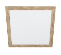 Plafonnier PIGLIONASSO LED 32W en acier et matière synthétique blanc 645x645x55mm