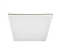 Plafonnier plafonnier de bureau encastré panneau LED carré, lampe lumière du jour panneau de plafond apparent blanc, LED 36W 3960lm 6500K, LxlxH 59,5x59,x5x3 cm